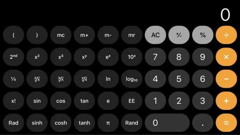 How To Use The iPhone Calculator Scientific Mode You Never Knew Existed?