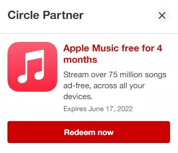 redeem apple music