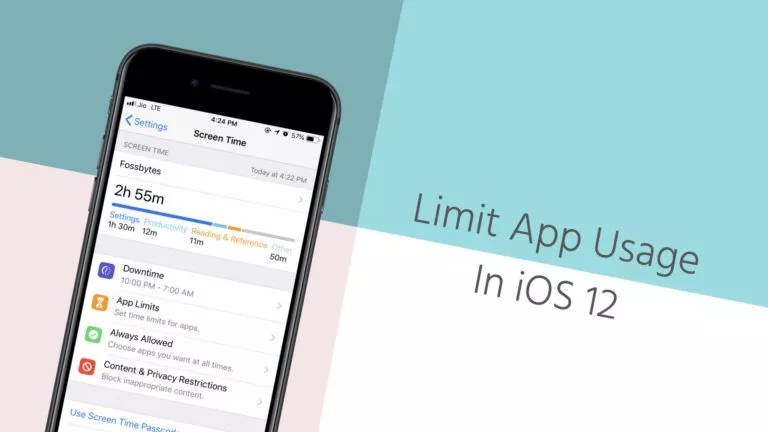 How to Use Screen Time Feature in iOS 12 and Limit App Usage in iPhone?