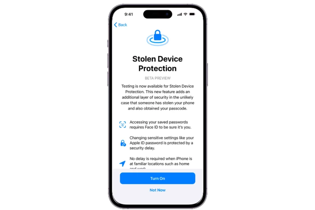 Photo of Apple's Stolen Device Protection